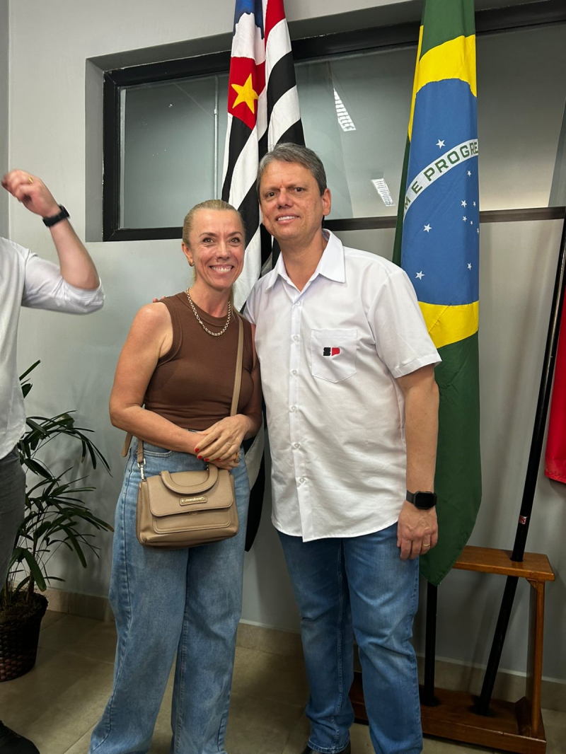 Governador de São Paulo Tarcísio de Freitas.